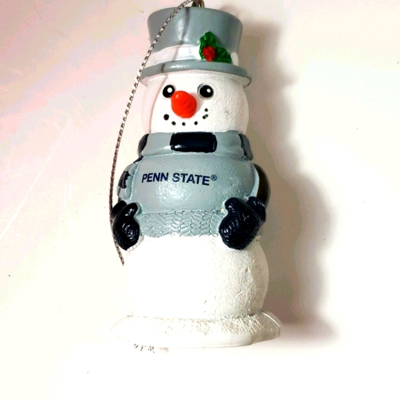 Penn State University Christmas Decoration Snowman Tree Ornament - Picture 1 of 8
